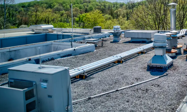 Modified bitumen roof, commercial roofing services